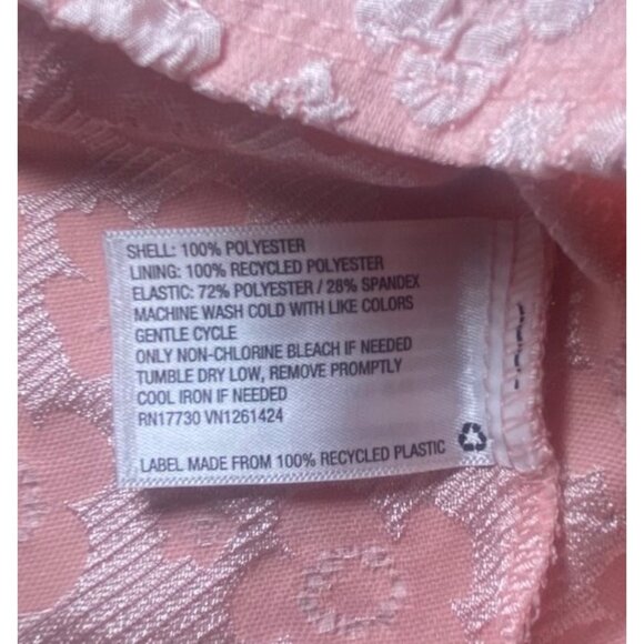 Pink Floral Lace Corset Top With Hook Closures & Smocked Back Festival Coquette - Picture 8 of 8